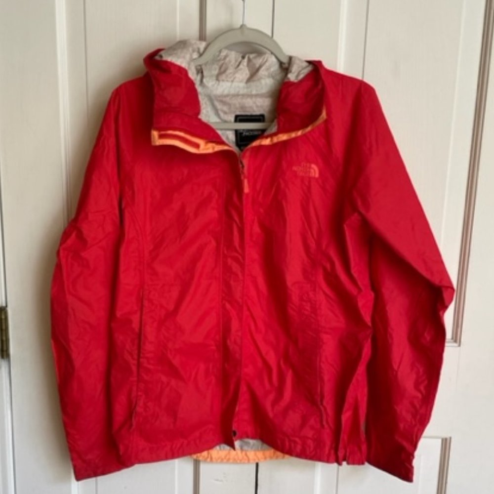 North Face Red Lightweight Windbreaker Jacket